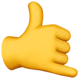 call-me-hand Emoji apple