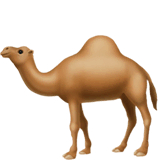 🐪 Camel Emoji on Apple macOS and iOS iPhones