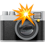 camera-with-flash Emoji apple