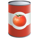 canned-food Emoji apple