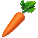 carrot Emoji apple