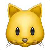 🐱 Cara de gato Emoji en Apple macOS y iOS iPhones