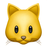 cat-face Emoji apple