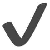 check-mark Emoji apple