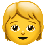 🧒 Child Emoji on Apple macOS and iOS iPhones