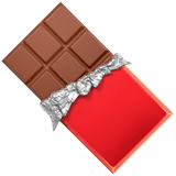 🍫 Barretta di cioccolato Emoji su Apple macOS e iOS iPhones