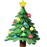 🎄 Christmas Tree Emoji on Apple macOS and iOS iPhones