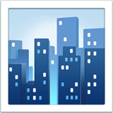 🏙️ Cityscape Emoji on Apple macOS and iOS iPhones