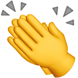 clapping-hands Emoji apple