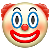 clown-face Emoji apple