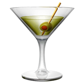 cocktail-glass Emoji apple
