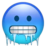 🥶 Cold Face Emoji on Apple macOS and iOS iPhones