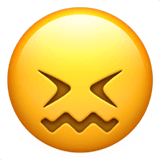 😖 Confounded Face Emoji on Apple macOS and iOS iPhones