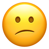 😕 Confused Face Emoji on Apple macOS and iOS iPhones
