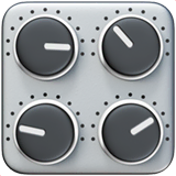 control-knobs Emoji apple