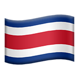 costa-rica Emoji apple