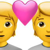 couple-with-heart Emoji apple