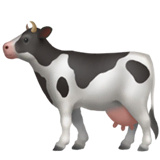 cow Emoji apple