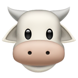 cow-face Emoji apple