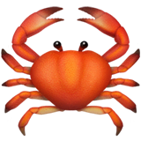 crab Emoji apple