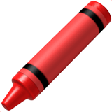 crayon Emoji apple
