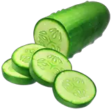 Cucumber Emoji on Apple macOS and iOS iPhones