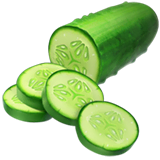 cucumber Emoji apple