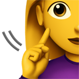 deaf-woman Emoji apple