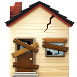 derelict-house Emoji apple