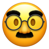 disguised-face Emoji apple