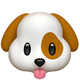 🐶 Dog Face Emoji on Apple macOS and iOS iPhones