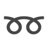 double-curly-loop Emoji apple