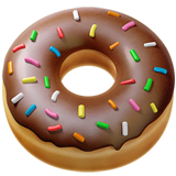 doughnut Emoji apple