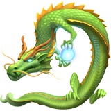 dragon Emoji apple