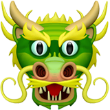 dragon-face Emoji apple