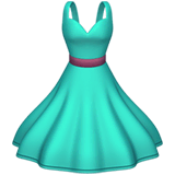 Платье Эмодзи на Apple macOS и iOS iPhone