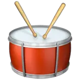 Drum Emoji on Apple macOS and iOS iPhones