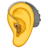 ear-with-hearing-aid Emoji apple