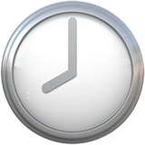 🕗 Acht Uhr Emoji auf Apple macOS und iOS iPhones