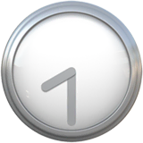 eight-thirty Emoji apple