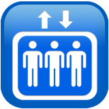 elevator Emoji apple