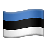 🇪🇪 Флаг Эстонии Эмодзи на Apple macOS и iOS iPhone