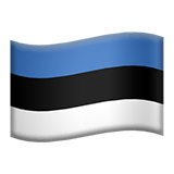 estonia Emoji apple