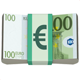 Euro Banknote Emoji on Apple macOS and iOS iPhones