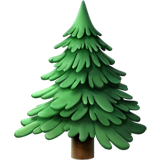 evergreen-tree Emoji apple