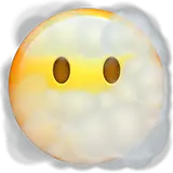 😶‍🌫️ Face in clouds Emoji on Apple macOS and iOS iPhones