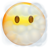 face-in-clouds Emoji apple