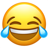 face-with-tears-of-joy Emoji apple
