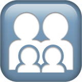 family-man-man-girl-boy Emoji apple