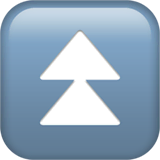 fast-up-button Emoji apple